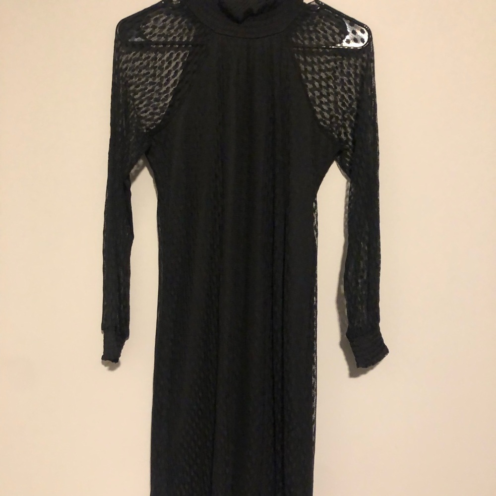 Elegant Black Lace Dress